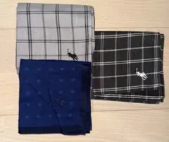 Ralph Lauren ポロ ラルフローレン　ハンカチ 3点セット
