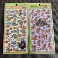 ズートピアボンボンドロップシールバンビプチドロップ