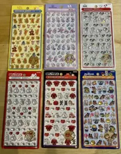 【正規品】ディズニーボンボンドロップシール mini ６種セット
