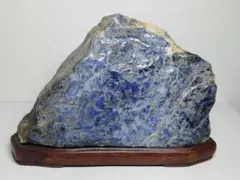 ソーダライト 3.8kg 原石 鑑賞石 自然石 誕生石 鉱物 鉱石 水石 宝石 