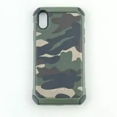 新品 iPhone X XS ケース スマホ カバー カモフラージュ 衝撃吸収