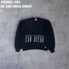 RUSSELL USA製 UC SAN DIEGO スウェット L ネイビー希少