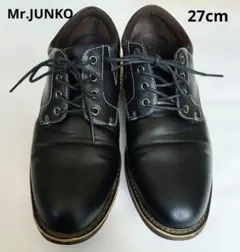 Mr. JUNKO ブラック カジュアル・ドレスシューズ 27cmのサムネイル
