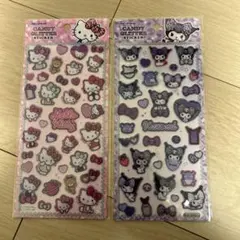 カミオジャパン　サンリオ　キャンディグリッターシール　ハローキティ　クロミ