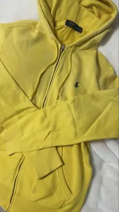 POLO RALPH LAURENイエロー フルジップパーカー