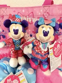 ミニー ファンダーランド ぬいぐるみバッジ ミッキー ミニー パルパルーザ