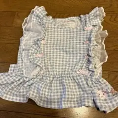 クーラクール ギンガムチェック ノースリーブ 100