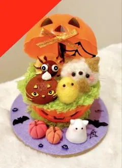 Halloween2025★ハロウィンスイーツ★羊毛フェルト Halloween2025☆ハロウィンスイーツ☆羊毛フェルト Halloween2025