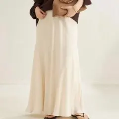 新品タグ付き plage Washable Fibril Drape スカートのサムネイル