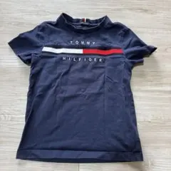 TOMMY HILFIGER ネイビー ロゴ Tシャツ 110