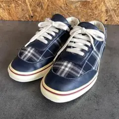 Burberry London ノバチェック　スニーカー　ネイビー　22.5cm