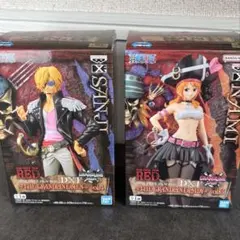 ワンピース　フィギュア　ナミ　サンジ　２つセット