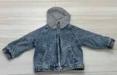 92センチ　フード付きデニムジャケット