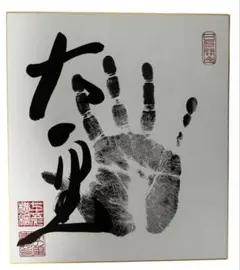 大相撲　大の里関　直筆手形サイン色紙 Amazon.co.jp: ??令和6年大相撲、大関 大の里 関、手形、サイン