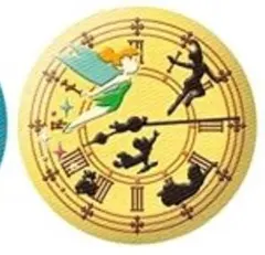 ディズニー刺繍缶バッジ　ピーターパン