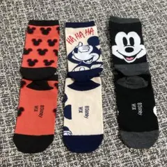 【新品未使用】ディズニー ミッキーマウス 靴下 3足セット