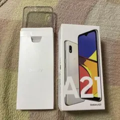 未使用　Galaxy A21 SCV49 純正クリアケース