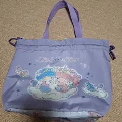 リトルツインスターズ 巾着バッグ ユニコーン