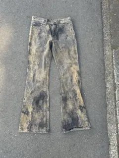 MORGAN HOMME ブーツカットデニム Y2K ダークウェア