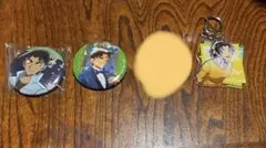 名探偵コナン 平次和葉　缶バッジ・アクリルキーホルダー3点セット