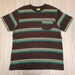 HUF ハフ　マルチボーダーポケットTシャツ