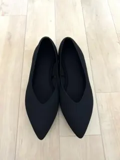 GUウォッシャブルニットフラットシューズ