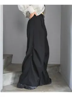 ページボーイ　リベットタックパンツ PAGEBOY ブラック　シルバー　パンツ