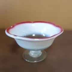 明治~大正 和ガラス 赤縁 糸巻文 鉢 千段巻 宙吹きガラス - メルカリ