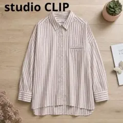 studio CLIP ストライプ 長袖シャツのサムネイル