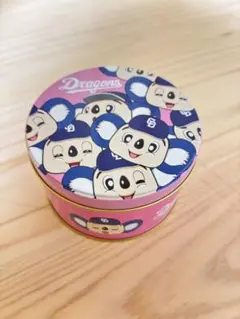 中日ドラゴンズ ドアラ 丸缶 小物入れ