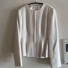 ANAYI ノーカラージャケット ベージュ　38