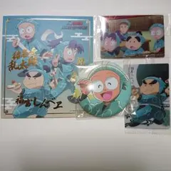 忍たま乱太郎 セガラッキーくじ 缶バッジ ナムコ 色紙 ウエハースカード