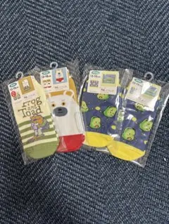 Frog and Toad デザイン靴下セット 13-18cm