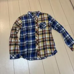 BEAMS HEART チェック柄 長袖シャツ