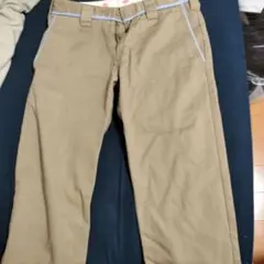 ベージュ ワークパンツ