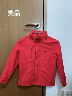 美品 ラルフローレン 赤いフード付きジャケット 120cm