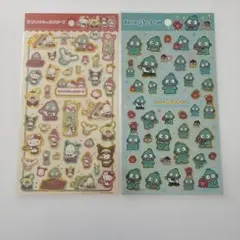 サンリオ　ハンギョドン•サンリオキャラクターズ　シールセット 2シート