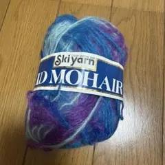 スキーキッドモヘア　40g 毛系　ブルー系
