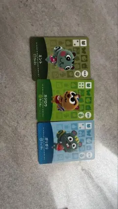 あつ森 amiiboカード リス系3枚