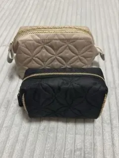 新品　フランフラン　ベル　ワイヤーポーチ　2点セット　化粧ポーチ
