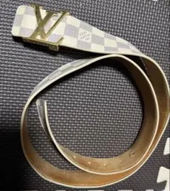 Louis Vuitton ベルト ホワイト モノグラム DAB - メルカリ