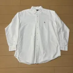 Ralph Lauren YARMOUTH 無地 BDシャツ 16-33 白