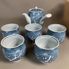新品未使用 源右衛門窯 青染錦水鳥図 方皿 有田焼 フルーツ皿 菓子鉢