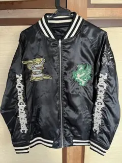 矢沢永吉　スタジャン リバーシブル 新品未使用】矢沢永吉リバーシブルスカジャンXL - メルカリ