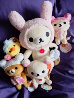 【新品未使用】リラックマ ぬいぐるみ アソート ５種