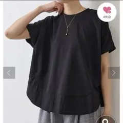 【新品タグ付】 ビアズリー ラウンドヘムプルオーバー ホワイト ラウンドヘムプルオーバー（Tシャツ/カットソー）｜BEARDSLEY