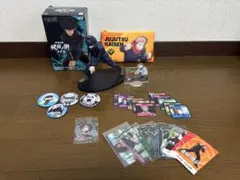 呪術廻戦 フィギュア　アクスタ　缶バッチ　カード　シール　ペンケース