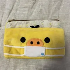 新品未使用　リラックマ　キイロイトリ　マスクポーチ　平成レトロ