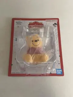 C賞 くまのプーさん ぬいぐるみ風フロッキーフィギュア
