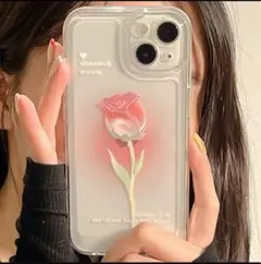 新品未使用⭐︎ローズ iPhone14 カバー